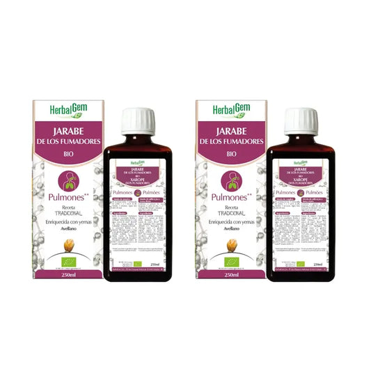 Herbalgem Σιρόπι για Καπνιστές, 2×250 ml 