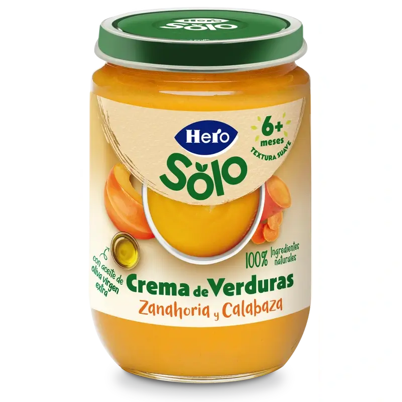 Hero Solo Cream of Vegetable, Carrot and Pumpkin Soup , 190 g