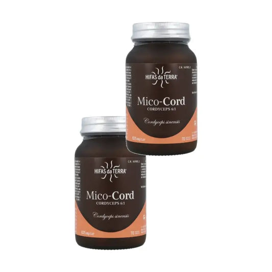 Hifas Da Terra Mico Cord (Cordyceps) Hdt Συσκευασία 2 x 70 κάψουλες