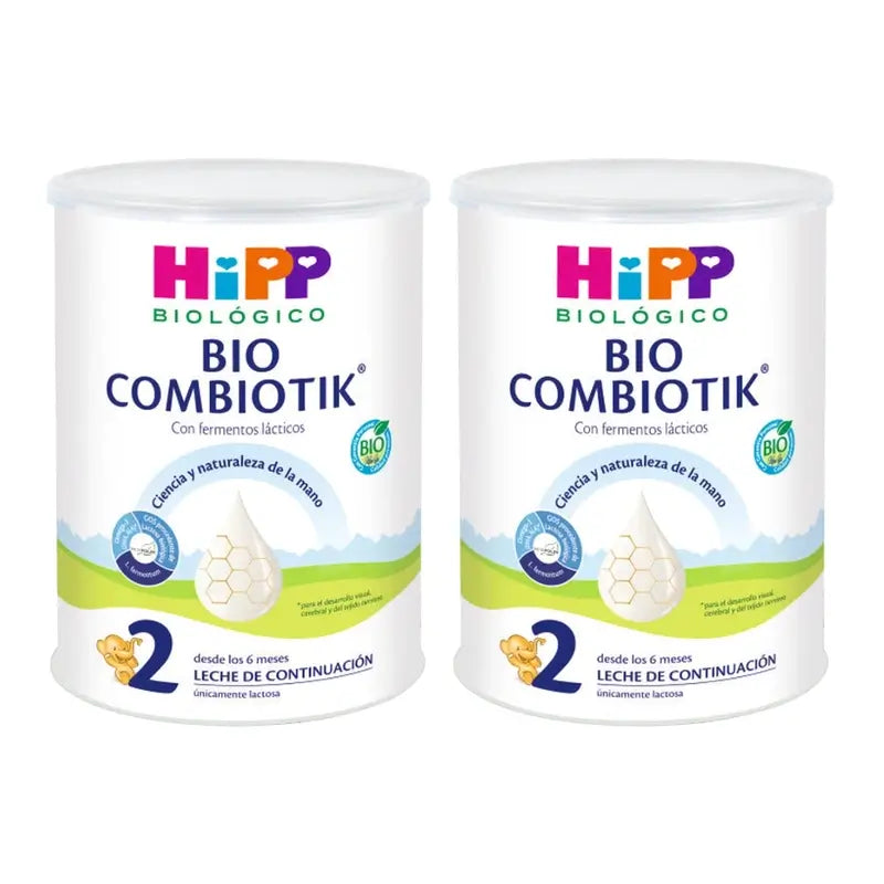 Hipp Combiotik 2, Γάλα συνέχισης, Συσκευασία 2 x 800 γρ.