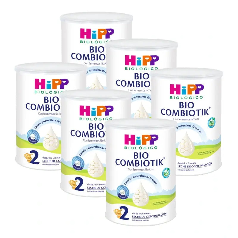 Hipp Combiotik 2, Γάλα συνέχισης, Συσκευασία 6 x 800 γρ.
