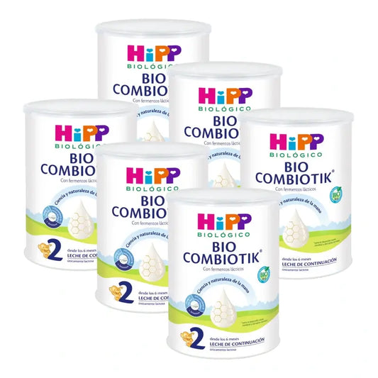 Hipp Combiotik 2, Γάλα συνέχισης, Συσκευασία 6 x 800 γρ.