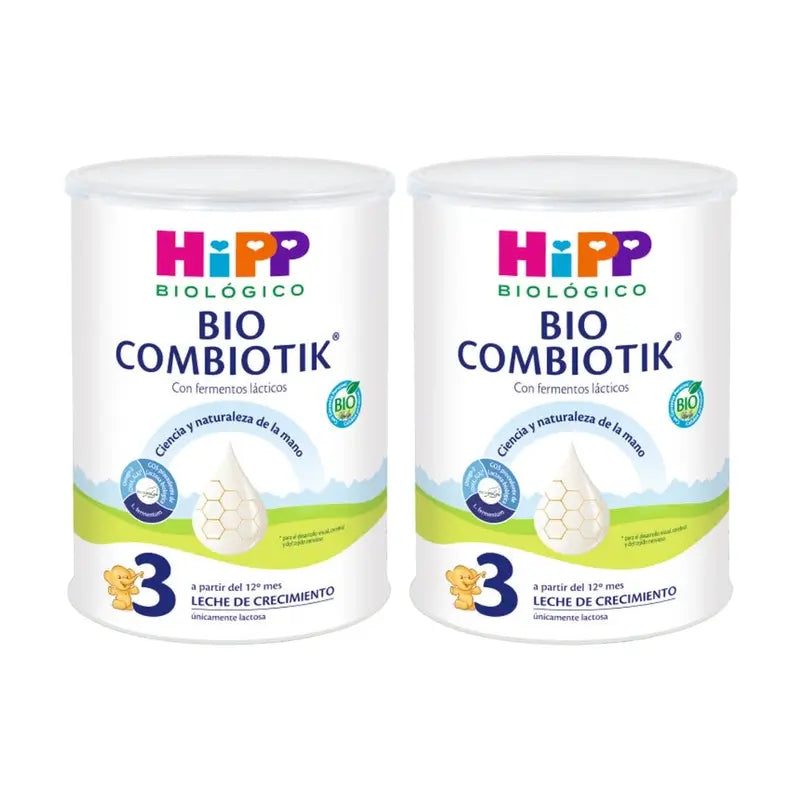 Hipp Combiotik 3, Γάλα ανάπτυξης, Συσκευασία 2 x 800 γρ.
