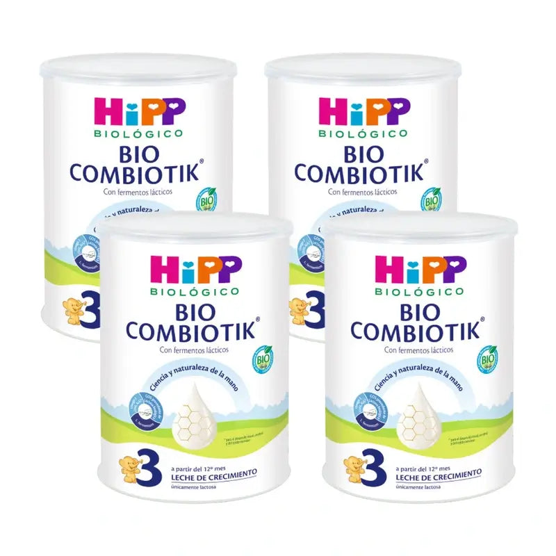 Hipp Combiotik 3, Γάλα ανάπτυξης, Συσκευασία 4 x 800 γρ.