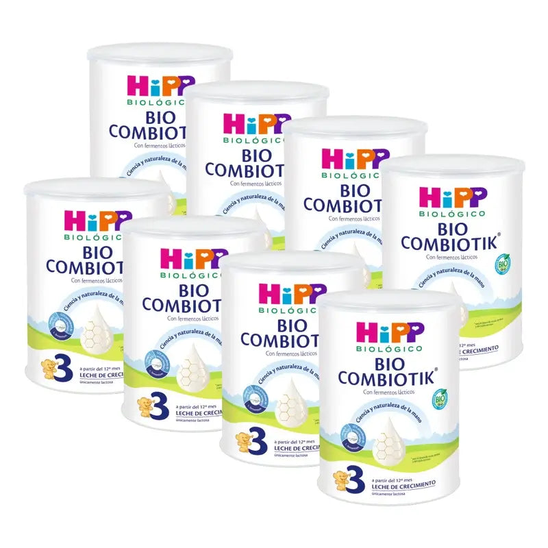 Hipp Combiotik 3, Γάλα ανάπτυξης, Συσκευασία 8 x 800 γρ.