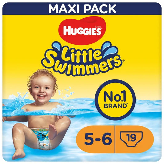 Huggies Little Swimmers Μέγεθος 5-6 (12-18 κιλά), Πάνες-μαγιό, 19 τεμάχια