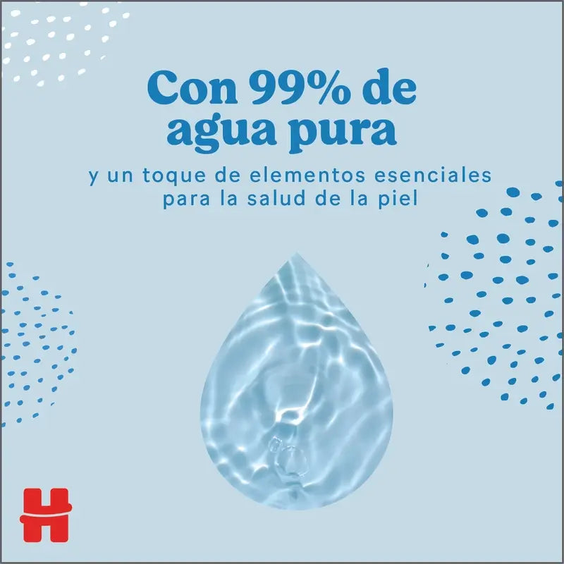 Μαντηλάκια Huggies Pure, 168 τεμάχια