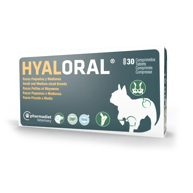 Hyaloral για σκύλους μικρών και μεσαίων φυλών, 30 δισκία