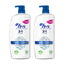 H&S Clásico 2 σε 1 Σαμπουάν, Συσκευασία 2 x 1000 ml