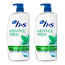 H&S Menthol Σαμπουάν, Συσκευασία 2 x 1000 ml