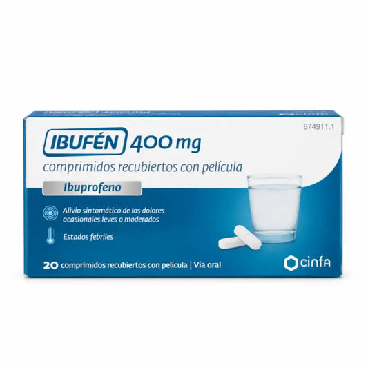 Ibufen 400 mg, 20 επικαλυμμένα δισκία