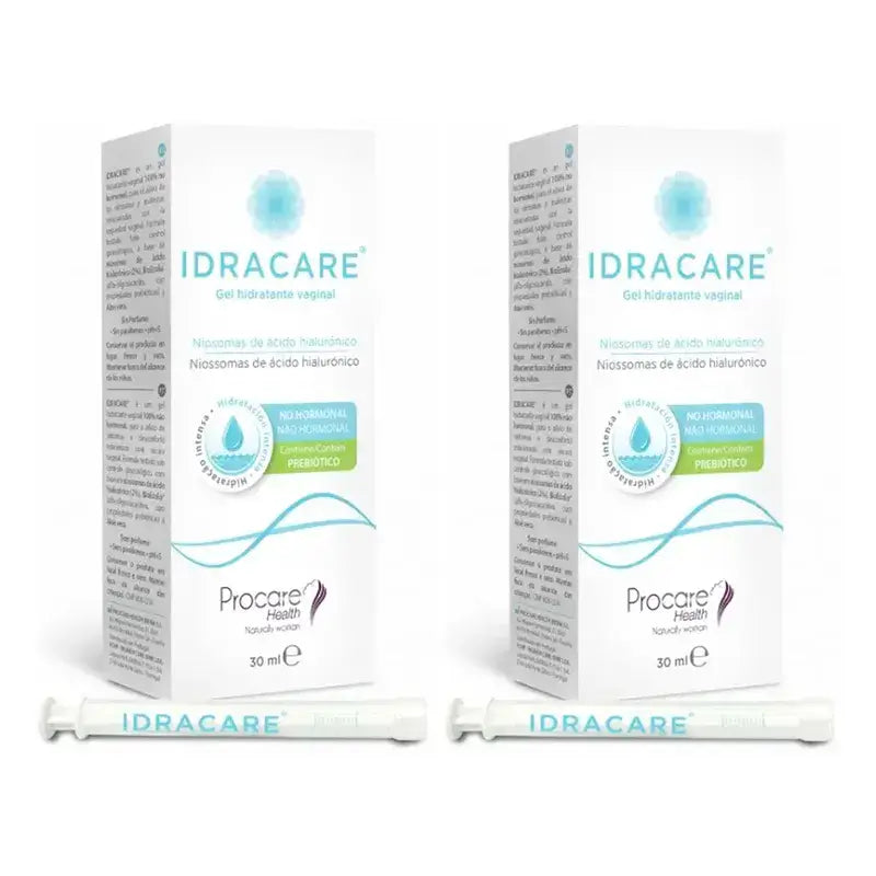 Idracare Ενυδατικό Κολπικό Τζελ, Συσκευασία 2 x 30 ml