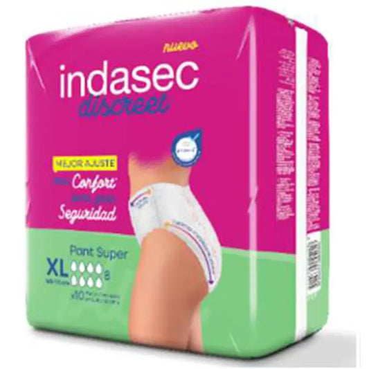 Indasec Discreet Pant Plus XL, 12 τεμάχια