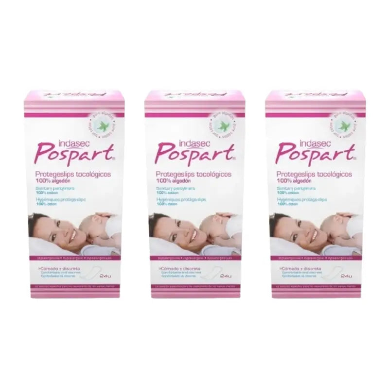 Indasec Pospart Protegeslip, 3 x 24 τεμάχια
