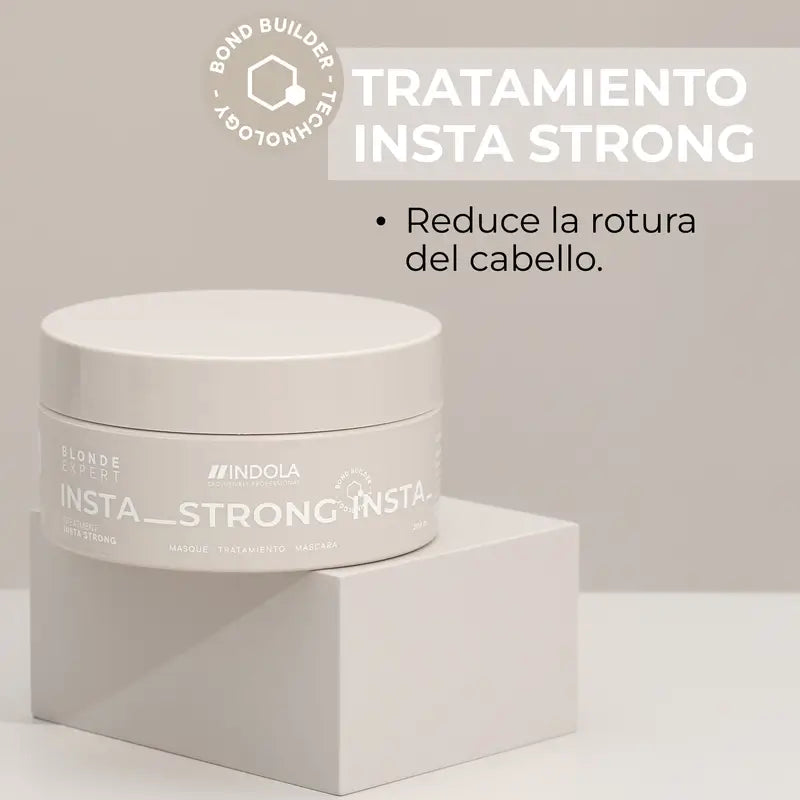 Indola Μάσκα Instastrong για Όλους τους Τύπους Ξανθών Μαλλιών, Επαγγελματική, 200 ml