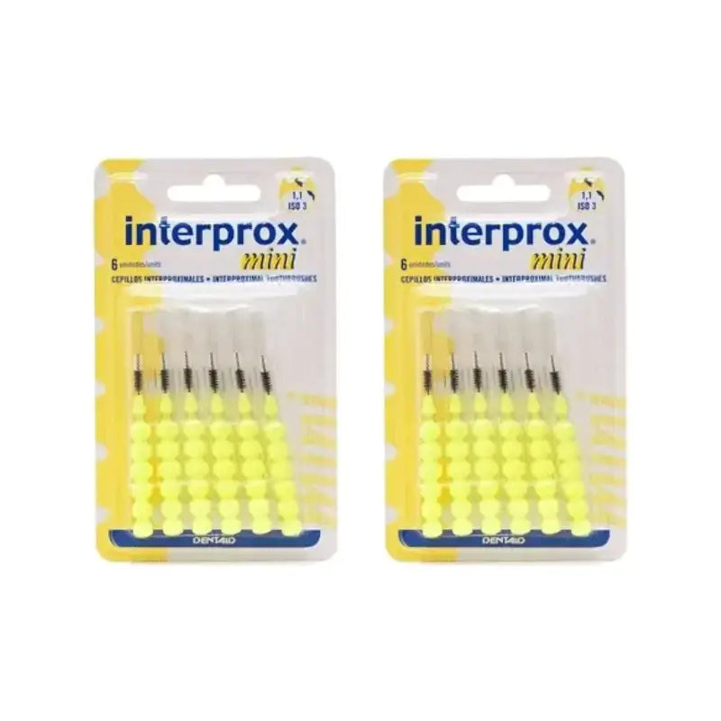 Interprox Οδοντόβουρτσα Interproximal Mini, 2X6 τεμάχια 