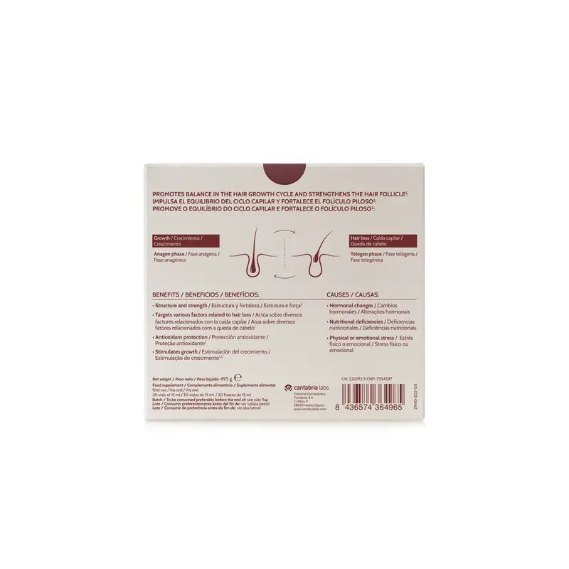 Iraltone Capilar Efflu Booster, 30 x 15 ml
