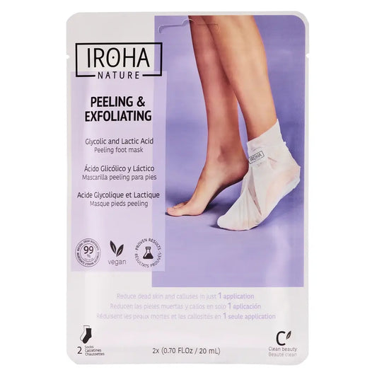 Iroha Nature Σώμα Κάλτσες Μάσκα Απολέπιση και Απολεπιστικά, 20 ml 
