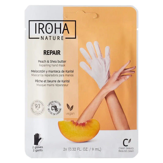 Iroha Nature Γάντια σώματος και αναζωογονητική μάσκα, 20 ml 