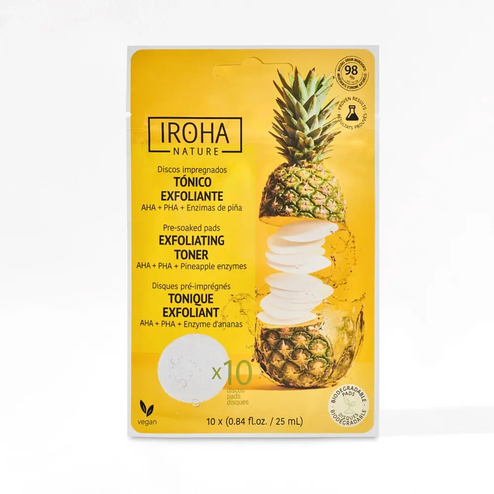 Iroha Nature Δίσκοι Τονωτικής Απολέπισης, 10 τεμ.
