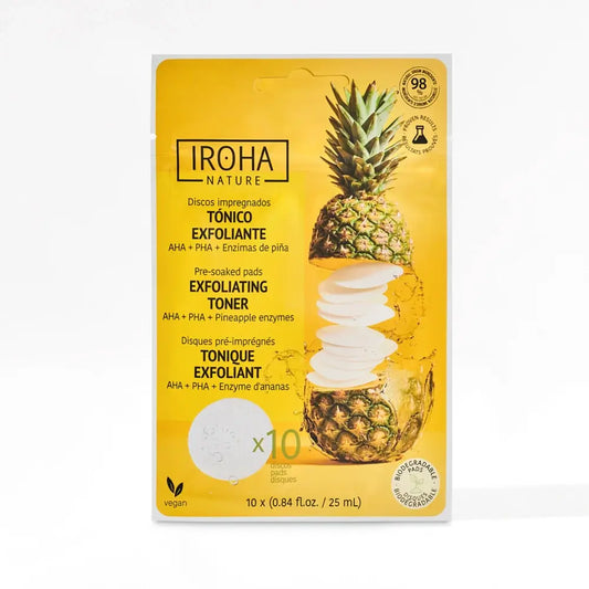 Iroha Nature Δίσκοι Τονωτικής Απολέπισης, 10 τεμ.