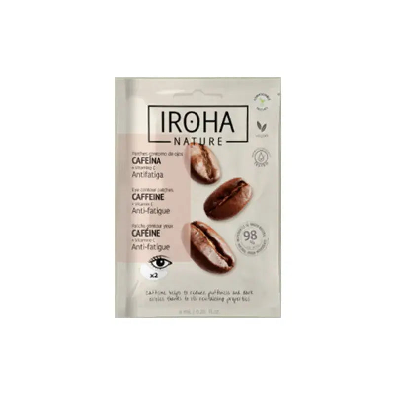 Iroha Nature Natural Extracts Επιθέματα ματιών κατά της κόπωσης, 1 ζεύγος