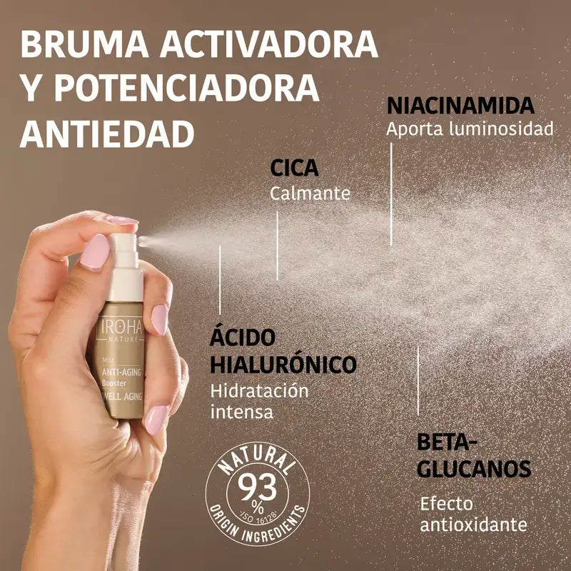 Iroha Nature Επιδέσμους για το πρόσωπο με 99% κολλαγόνο (3 τεμ. + 1 σπρέι), 3 ζεύγη