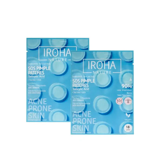 Iroha Nature Επιθέματα SOS για σπυράκια με σαλικυλικό οξύ, συσκευασία των 2 τεμαχίων