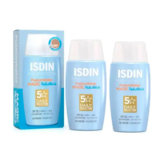 Isdin Αντηλιακό Fusion Water Pediatrics SPF 50, Συσκευασία 2 x 50 ml