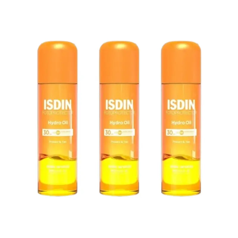Isdin Hydro Oil SPF 30, 3 × 200 ml
