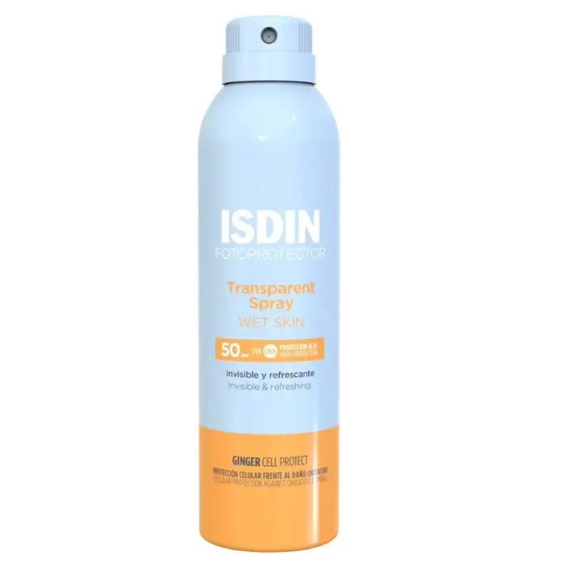 Isdin Διαφανές Αντιηλιακό Wet Skin SPF50, 100 ml