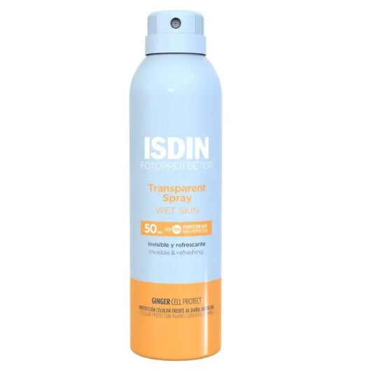 Isdin Διαφανές Αντιηλιακό Wet Skin SPF50, 100 ml