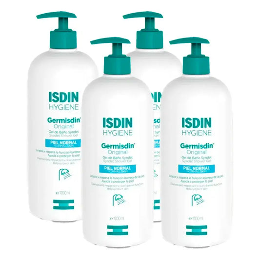Isdin Germisdin Original, Συσκευασία 4 x 1000 ml
