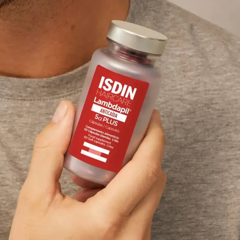 Isdin Lambdapil 5 Alfa Plus Κάψουλες, Συσκευασία 3 x 60 τεμάχια