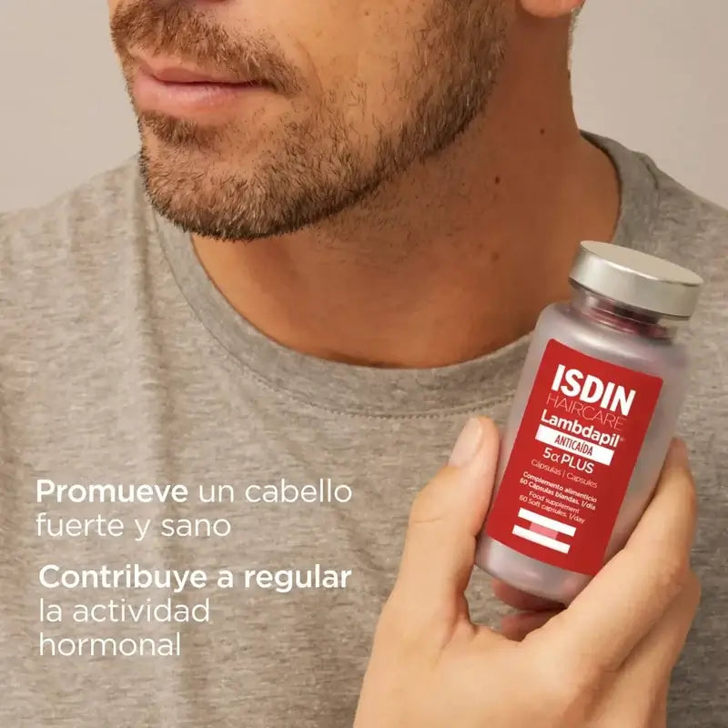 Isdin Lambdapil 5 Alfa Plus Κάψουλες, Συσκευασία 3 x 60 τεμάχια
