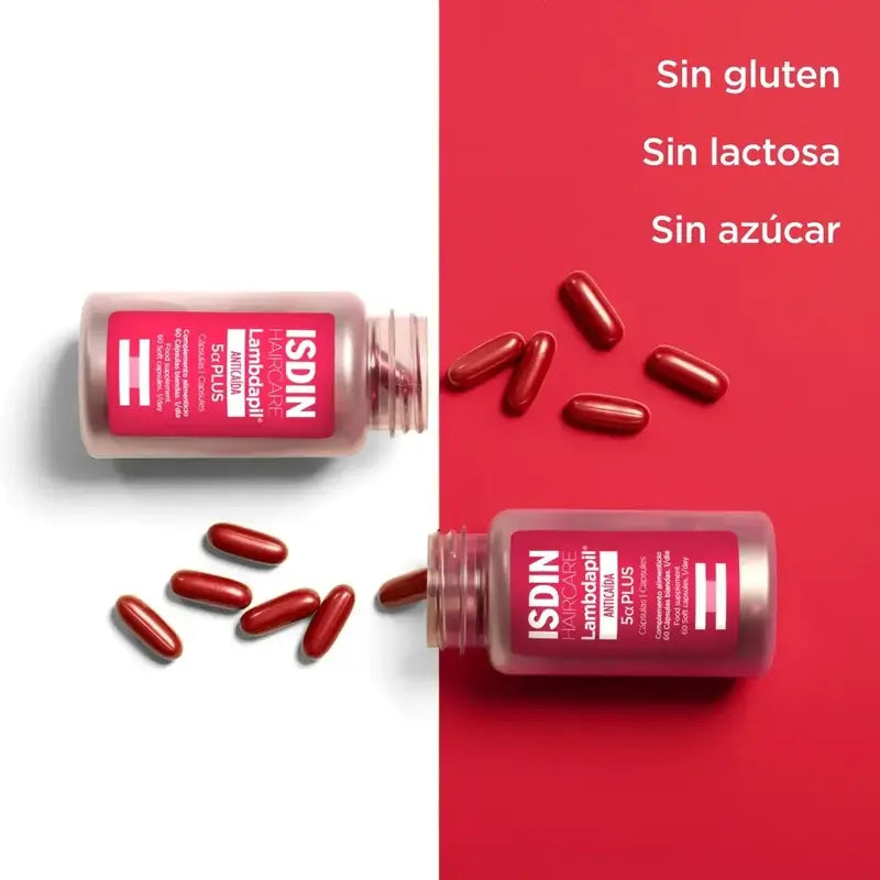 Isdin Lambdapil 5 Alfa Plus Κάψουλες, Συσκευασία 3 x 60 τεμάχια