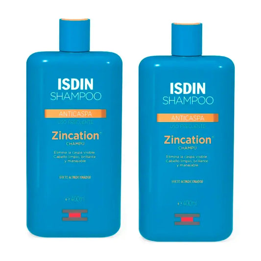 Isdin Zincation Frecuencia Σαμπουάν, Συσκευασία 2 x 400 ml