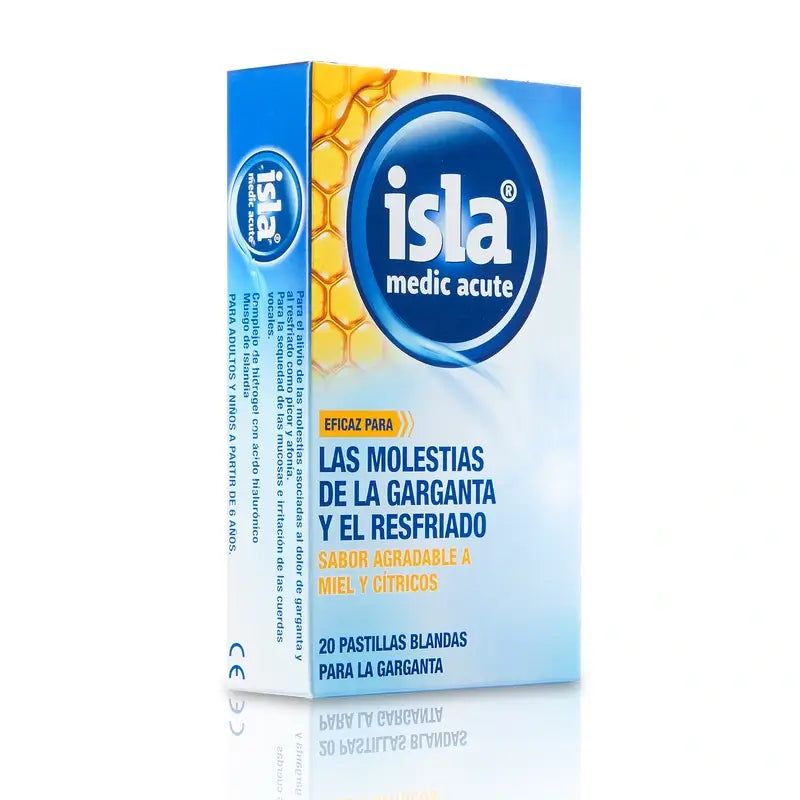 Isla Medic Acute Μηλό-Κιτρικό, 20 τεμάχια