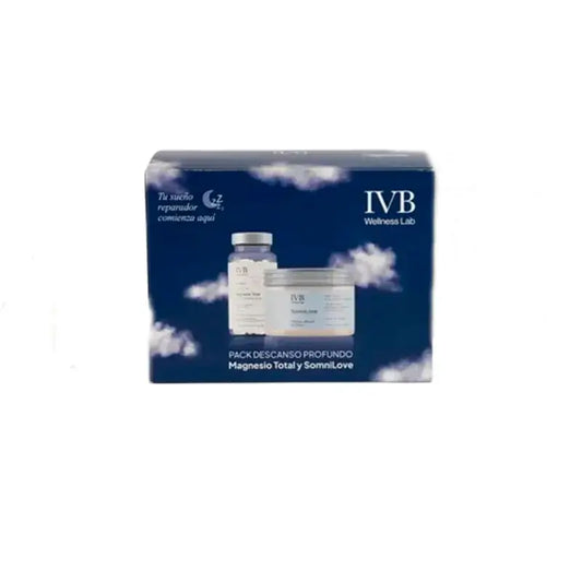 Ivb Wellness Lab Pack «Βαθύς Ύπνος», Συνολικό μαγνήσιο, 60 κάψουλες + SomniLove, 180 γρ.