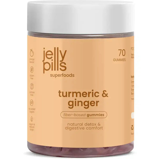 Jelly Pills Κουρκούμη-Πορτοκάλι, 70 ζελεδάκια