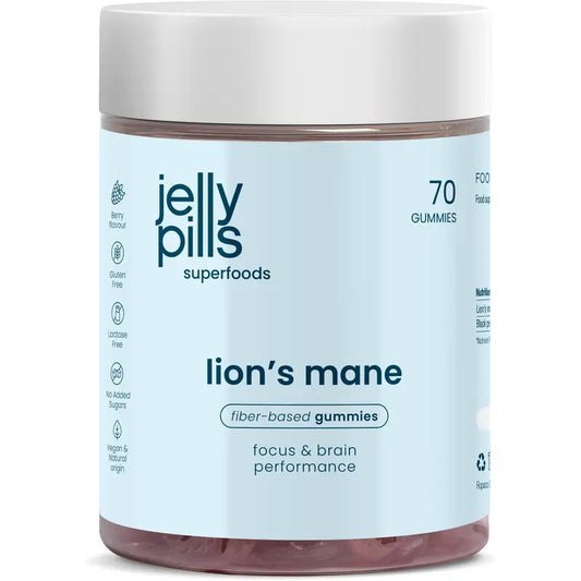 Jelly Pills Lion’S Mane Gummies με φρούτα του δάσους, 70 ζελεδάκια