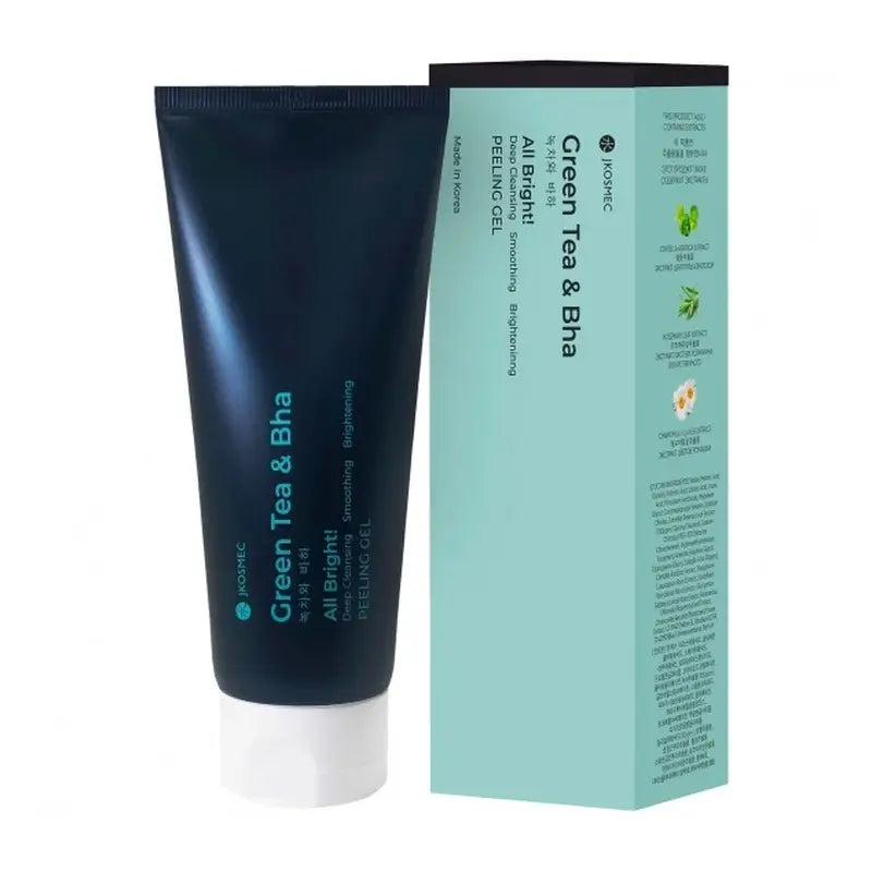 Jkosmec All Bright Gel απολέπισης με πράσινο τσάι και BHA, 180 ml