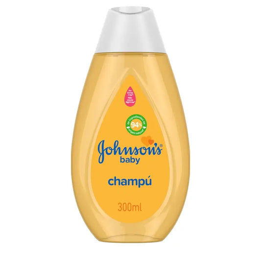 Johnson's Baby Κλασικό Σαμπουάν Gold, για απαλά, λαμπερά και υγιή μαλλιά, για όλη την οικογένεια, για καθημερινή χρήση, 300 ml