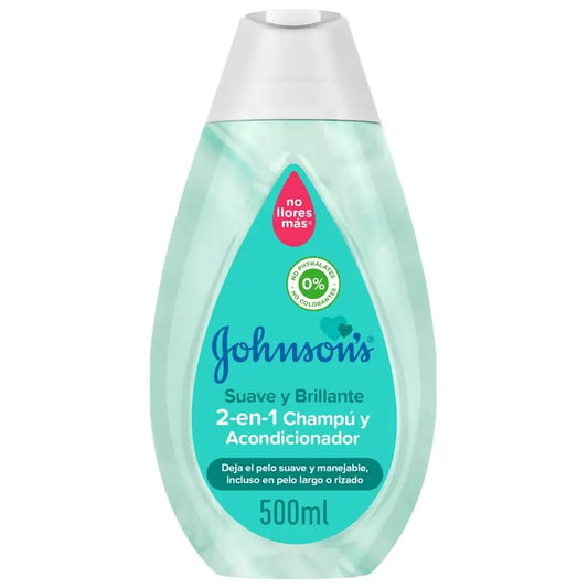Johnson'S Baby Soft & Shiny Σαμπουάν και Μαλακτικό 2 σε 1, 500 ml