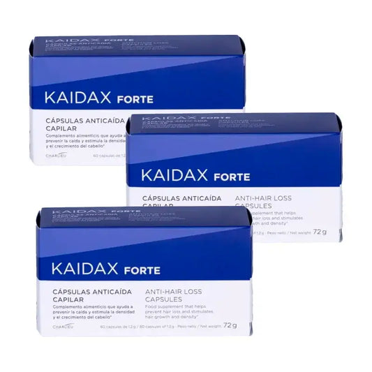 Kaidax Forte κατά της τριχόπτωσης, συσκευασία 3 x 60 κάψουλες