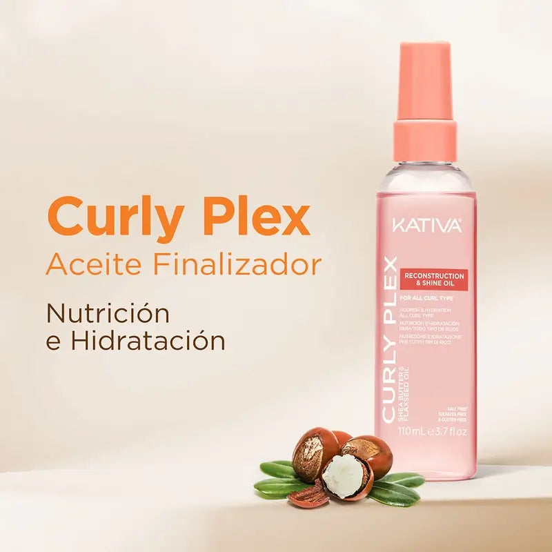 Kativa Curly Plex Reconstruct & Shine Oil, 110 ml