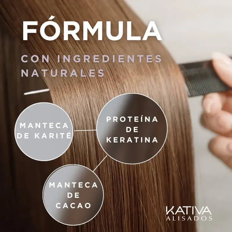 Kativa Kit Keratin Βραζιλιάνικη Εξπρές Λείανση Veg, 1 τεμάχιο