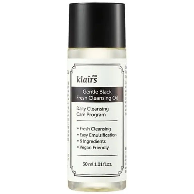 Klairs Gentle Black Fresh Καθαριστικό Λάδι, 30 ml