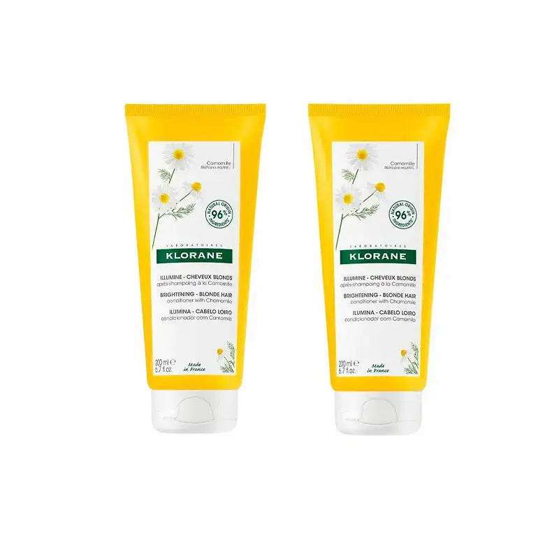 Klorane Camomile Conditioner Detangles and Brightens, 2X200 Ml