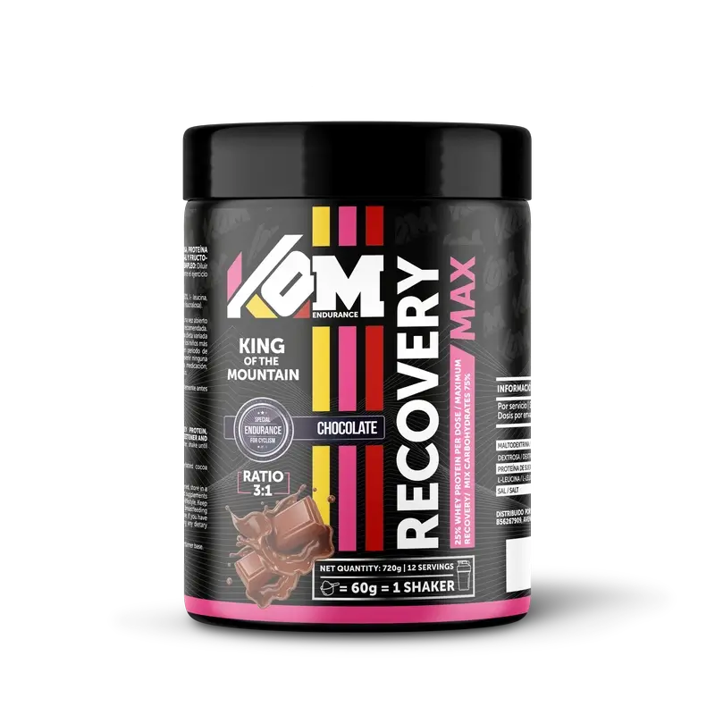 Kom Endurance Αναπληρωτικό Διατροφής για Αθλητές, συσκευασία αναπληρωτικού 720 γρ. με γεύση σοκολάτας 